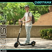 GOTRAX Fusion Adults Electric Scooter, 8.5 Honeycomb Tire, Max 14 Mile Range, Max 18 MPH Speed Powered By 300W Motor, With Cruise Control Foldable Electric Scooter For Adult