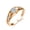 Golden, variant on Xinyolin Women Ring Delicate Shiny Copper - Rhinestone Embedded Wedding Ring for Party