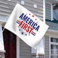 thumbnail image 4 of Hbdhejl Flags For Outside American Flag American Campaign Slogan America First America Frist Flag Printed In 100D Polyester Cloth, 4 of 9