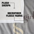 thumbnail image 4 of Gilmore Girls Coffee Cup Logo Silky Touch Sherpa Back Super Soft Throw Blanket, 4 of 5