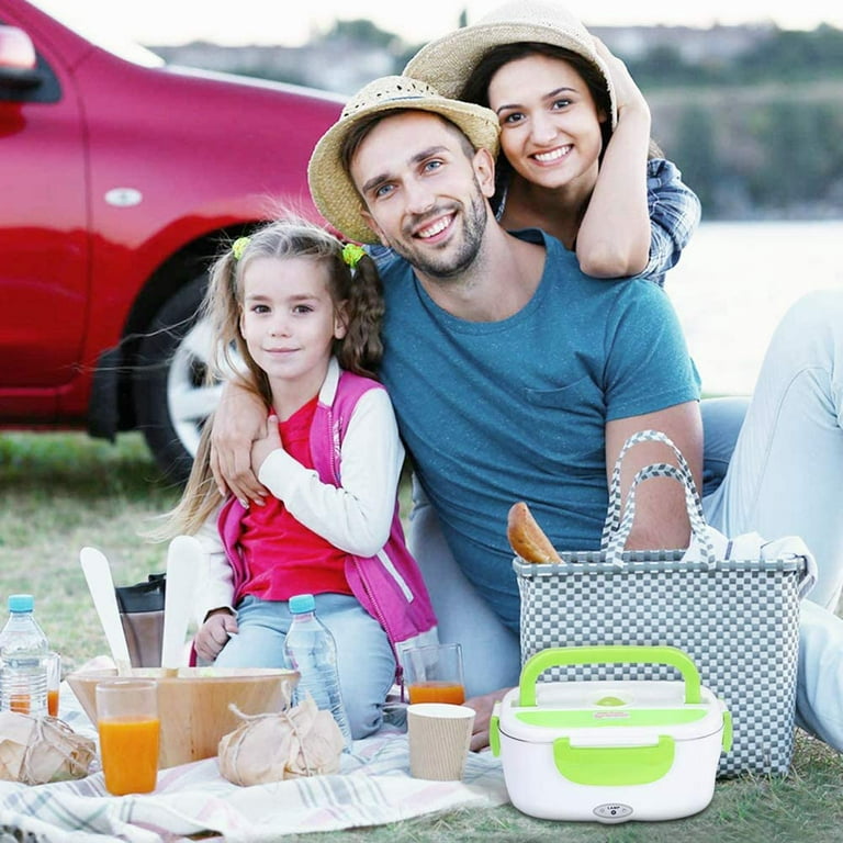 Heated Lunch Box for Men Women Kids, 2 in 1 Portable Electric Food Warmer  Lunch 