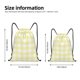 thumbnail image 2 of Fotbe Lemon Yellow Checkboard Bolsa Mochila con Cordón Estampada, Bolsa de Gimnasio Deportiva, Bolsa Cinch, Bolsa con Cordón para Hombres y Mujeres-Small, 2 of 6