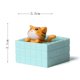 thumbnail image 3 of 4 Lindo Gato de dibujos animados Piscina de baño Figuritas de jardín en miniatura de escritorio Perfecto para & Juguetón Hogar Ideal para los amantes de los gatos, 3 of 4