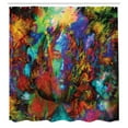 thumbnail image 3 of Ambesonne Abstract Art Shower Curtain, Woman Face, 69"Wx75"L, Multicolor, 3 of 5