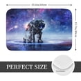 thumbnail image 2 of Pofeuu Astronauts Start Running Print Flannel Doormats Rug16"x24"Rug Washable Doormats Indoor Outdoor Rugs for Layered Front Door Mats, Porch, Kitchen, Entryway, 2 of 7