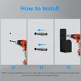 thumbnail image 4 of MOVTOTOP 2Pack Black Wall Keyboard Hanger with Easy Installation for Both Home and Gaming Needs, 4 of 8