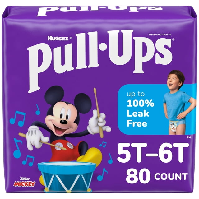 Pantalones de entrenamiento para ir al baño para niños 5T-6T (22-27 kg) 80 unidades