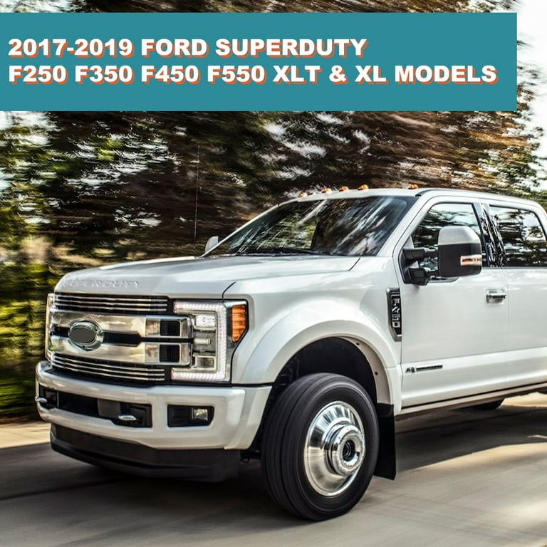 Evan-Fischer Grille Insert For Ford F-Series Super Duty 1999-2004 - Chrome Plastic, Replaces OE# F81Z8200