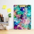 thumbnail image 5 of FMSHPON Galaxy Astrology Print Clipboard Hardboard Wood Nursing Clip Board and Pull for Standard A4 Letter 13x9 inches, 5 of 7