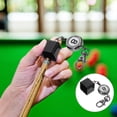 thumbnail image 1 of WHAMVOX Chalk Holder for Pool Billiards Chalk Tips Durable Black 1Set, 1 of 8