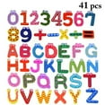 thumbnail image 2 of 41PCS Fridge Magnet Wooden Alphabet Number Magnetic Letter Educational Magnet, 2 of 10