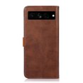 thumbnail image 4 of Feishell Wallet Case for Google Pixel 7 Pro (6.7 inch),Retro PU Leather Ultra Thin Shockproof Magnetic Buckle Folio Flip Kickstand ID Credit Card Slots Protective Phone Cover,Brown, 4 of 9