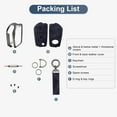 thumbnail image 7 of Compatible with Toyota Key Fob Cover with Keychain Leather Key Case Protector for Fortuner Tundra Camry RAV4 Highlander Corolla Smart Key, 7 of 7