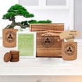 thumbnail image 4 of Kit De Inicio De Semillas De Jardín De Interior De Flores Comestibles Kits De Cultivo De Bricolaje Bonitos Macetas De Arpillera Exquisitas Con Caja De Madera Para Plantar Jardinería En Casa sonducket TO002800-00, 4 of 7