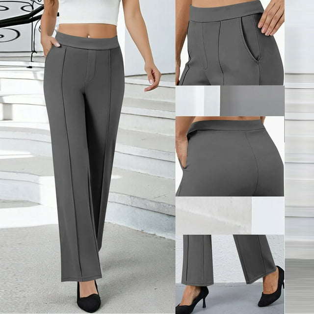 Pantalon d'Été pour Femmes Pantalon Palazzo pour Femmes Boho Pantalon Palazzo pour Femmes Pantalon à Jambe Grand pour Femmes Pantalon Fluide pour Femmes Pantalon à Taille Élastique