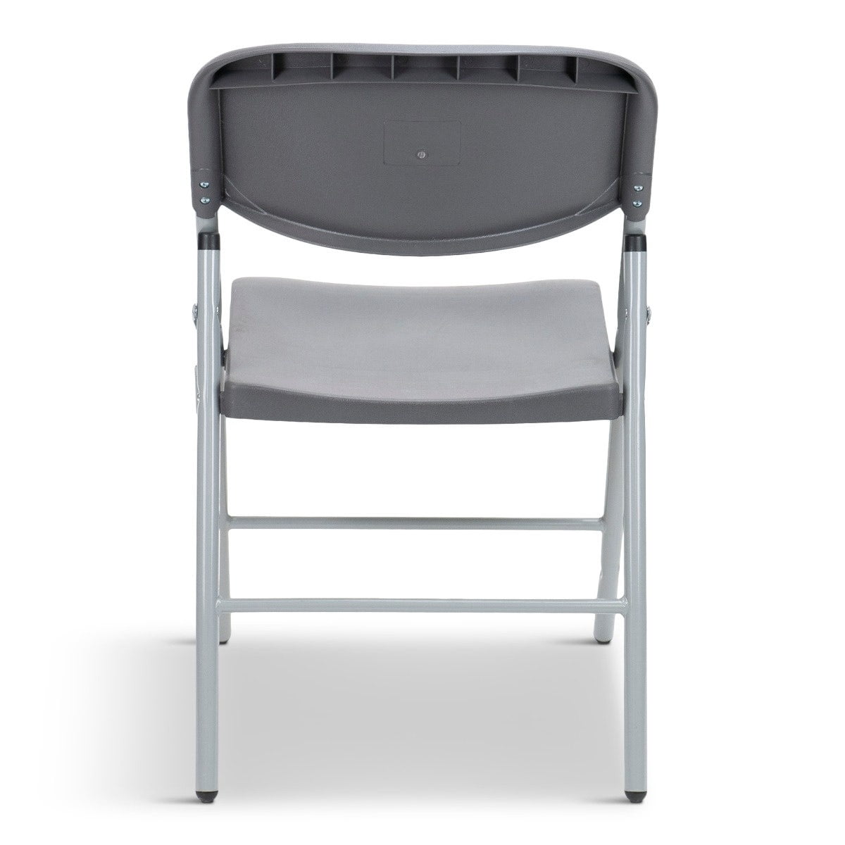 Titan Series Non-Stacking Plastic Folding Chair - Dark Gray