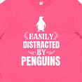 thumbnail image 4 of Inktastic Easily Distracted by Penguins Youth T-Shirt, 4 of 5