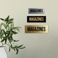 thumbnail image 3 of Signs ByLITA Basic Magazines Sign (Blue) - Small, 3 of 6
