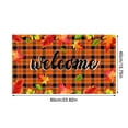 thumbnail image 3 of BJUTIR Thanksgiving Fall Decorative Door Mat Farmhouse Happy Fall Yall Doormat Autumn Buffalo Plaid Doormats Non Slip Fall Indoor Floor Mat Low Profile Entryway Rug For Autumn Holiday Mat, 3 of 5