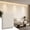 Creamy White, variant on Real3D 8Pcs 24"x24" Faux Stone Wall Panels 3D Textured, Flexible Real Sand Finish Decorative Wall Tiles,Creamy White