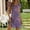 A03, variant on Women's Short Sleeve Dresses Plus Size Bohemian Floral Print Knee-Length Dress