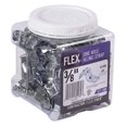 thumbnail image 1 of Halex - Conducto de metal flexible (FMC) de 3/8 de pulgada - Correas de 1 orificio - 62180B - 200 por paquete - Plata, 1 of 5