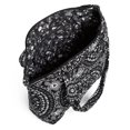 thumbnail image 3 of Vera Bradley Women's Cotton Pleated Multi-Strap Satchel Black Bandana Medallion, 3 of 5