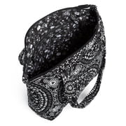 Vera Bradley Womens Cotton Pleated Multi-Strap Satchel Black Bandana Medallion