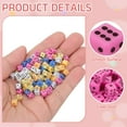 thumbnail image 3 of 500Pack Mini Dice, 5mm/0.2" Acrylic Tiny Six Side Game Dot Square Dice Bulk for Table Board Game Party Activities, Pink/Black, 3 of 6