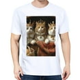 thumbnail image 3 of Summer Oversize CatSweatshirt Soft Large T Shirts For Women Loose Brown, 3 of 5