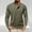 #511-Army Green, variant on Handshe Men's Casual Long Sleeve Shirts, Half Button Checkered Color Block Pocket Shirt for Casual Wear and Daily Outfits,Plus Size