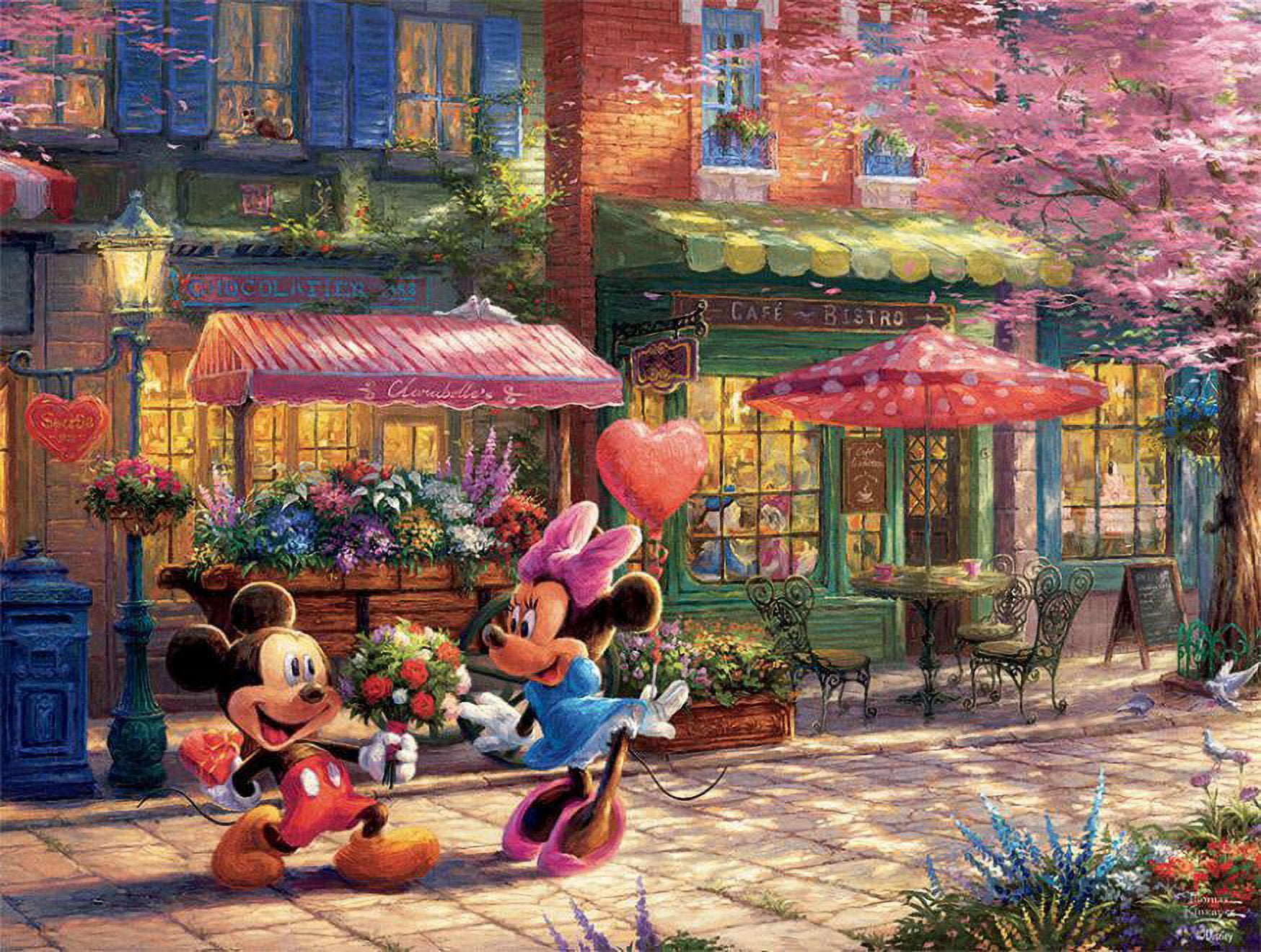 Ceaco - Thomas Kinkade Disney Collection - 4 In 1 Multipack Jigsaw ...