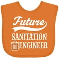 thumbnail image 3 of Inktastic Future Sanitation Engineer Job Boys or Girls Baby Bib, 3 of 4