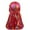 Red, variant on Men Durags with Soft Long Tail, Headscarf Elastic Wide Straps Headwraps for Women Men,Red