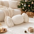 thumbnail image 7 of Christmas Pillows Sweet Candy Shape Pillow Soft & Breathable for Sofa Bed Reading Nook Entryway Dining Christmas Decorations by MPOISVA, 7 of 7