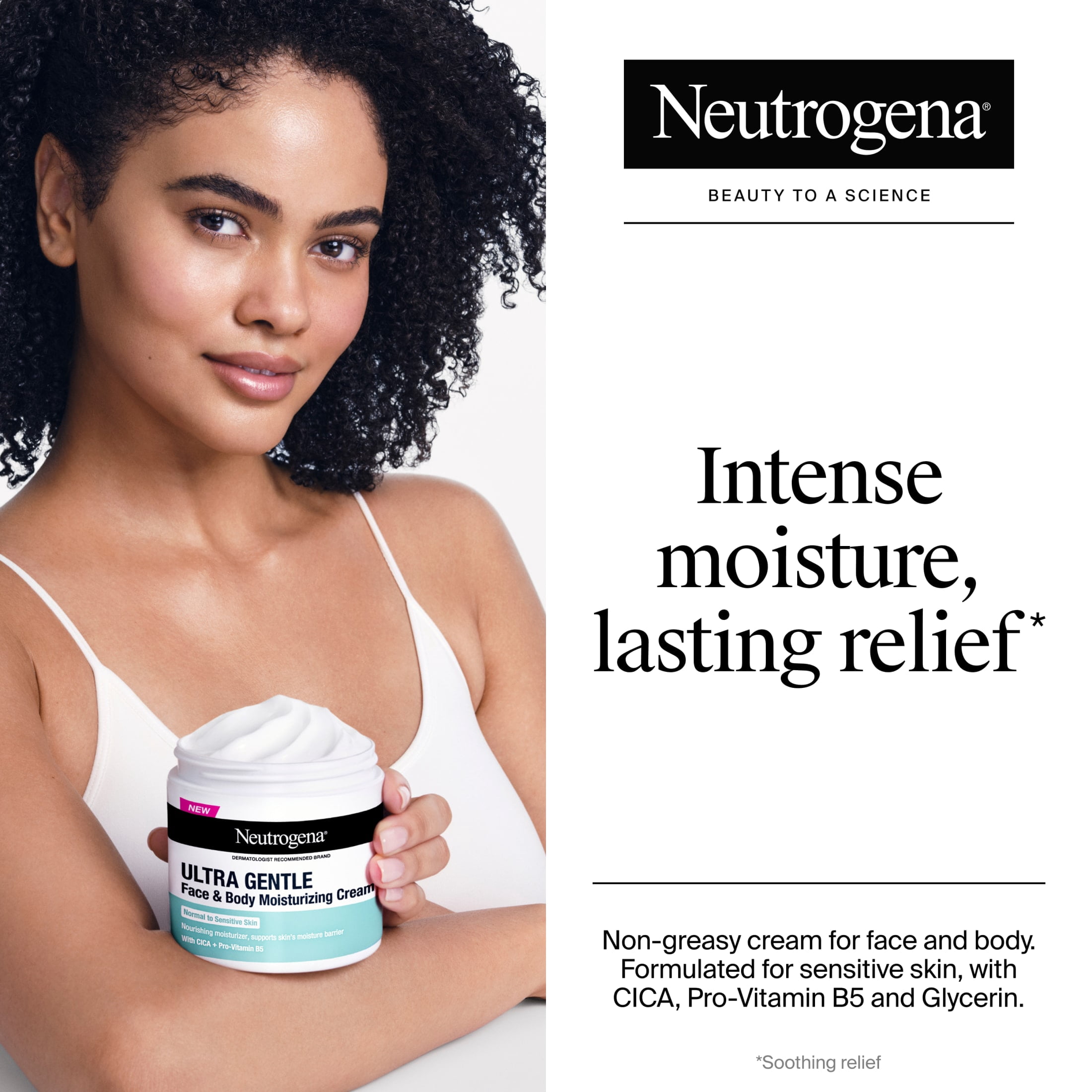 Neutrogena Ultra Gentle Daily Face & Body Moisturizing Cream, 11 oz
