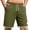 Army Green, variant on Besolor Men's Running Shorts Wide Leg Elastic Drawstring Waist Thin Breathable Summer Beach Casual Workout Shorts with Pocket(X-Large,White)