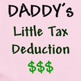 thumbnail image 2 of CafePress - Daddy's Little Tax Deduction Infant Bodysuit - Baby Light Bodysuit, Size Newborn - 24 Months, 2 of 4
