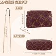 thumbnail image 4 of FORMRS Women Crossbody Purse with Chain Strap Vegan Leather Shoulder Handbag, Circular Gold Pattern, 4 of 7