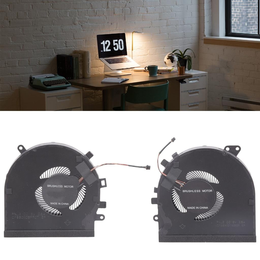 Jesscasday Laptop GPU Radiator for DC 5V 0.5A 4 pin 4-wires Cooling Fan Quiet GPU CPU Cooler Laptop Cooler Slim Portable USB Powere
