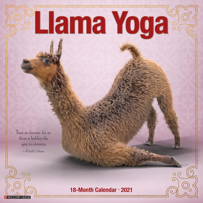 Llama Yoga 2021 Wall Calendar (Other)