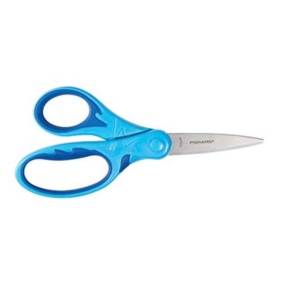 Fiskars 194640-1002 Ciseaux pour Grands Enfants à Prise Souple, 6 Pouces, Couleur Reçue Pouvant Varier