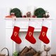 thumbnail image 1 of Decoraciones navideñas, adornos navideños, regalos navideños, letras grandes de Navidad, medias navideñas, lindo colgante de árbol de Navidad a rayas, decoraciones navideñas, decorar, decorar, 1 of 5