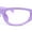 All Purple, variant on Classic 90s Style Sport Oval Round Plastic Sunglasses Orange - Black