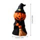 thumbnail image 5 of Adorno De Calabaza De Halloween Adorno De Calabaza De Resina Figurita De Hombre Calabaza De Halloween Escultura De Calabaza Con Sombrero De Copa De Bruja De Resina, 5 of 8