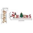 thumbnail image 5 of Xmarks Christmas Door Frame Decorations Wooden Gnome Santa Claus Door Decor for Xmas Home Doors Walls Party DIY Craft, 5 of 5
