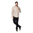 thumbnail image 4 of Camisas Para Hombre Manga Larga Lisa Regular Fit Basica, 4 of 4