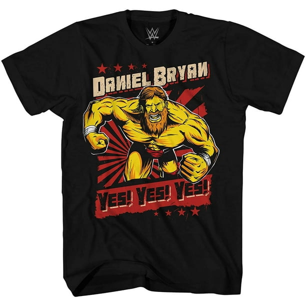 WWE - WWE Boys Daniel Bryan Shirt - Yes, Yes, Yes Superstar Tee - World Wrestling Champion T 