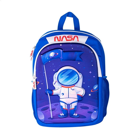 Mochila Escolar Infantil TechZone NASA Astronauta 3D El Alunizaje