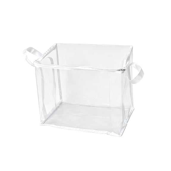 Clear Moving Bags Heavy Duty Clear Storage Bags with Zipper – Storage Bags Storage Bins with Lids – Portable Closet Organizers and Storage for Clothes Blankets Toys 3PCS